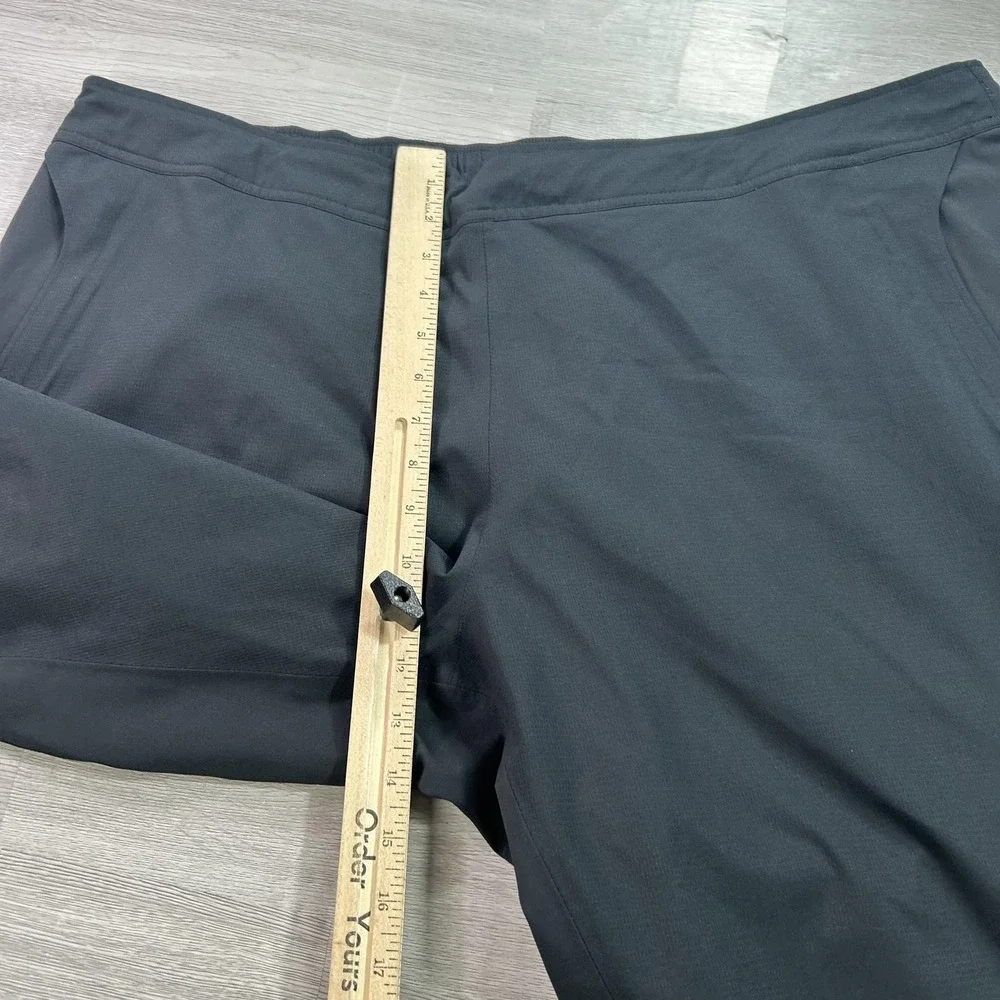 REI Element E1 Rain Pants Mens 2XL Black Waterproof Lined Elastic Waist Hiking